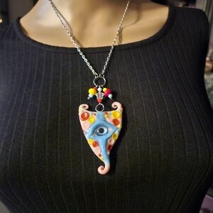 Colorful Eye Pendant Necklace